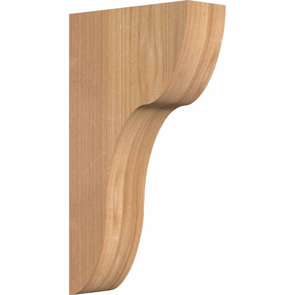 Ekena Millwork Carmel Smooth Corbel, Western Red Cedar, 3 1/2"W x 10"D x 18"H COR04X10X18CAR00SWR - main